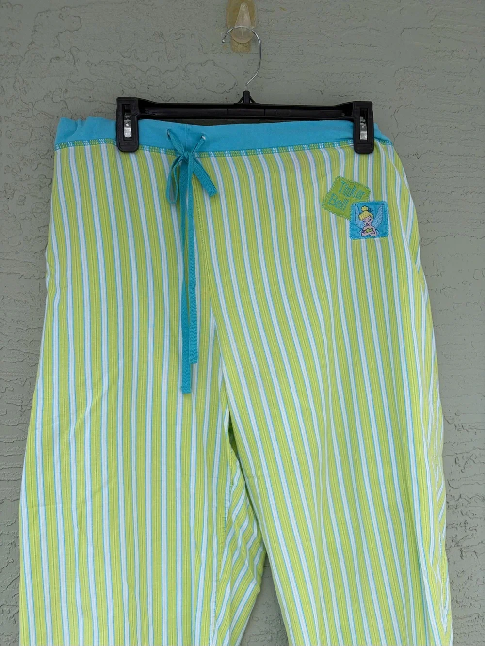 Disney Lime, White & Teal Striped Lounge Capris - Picture 3 of 9
